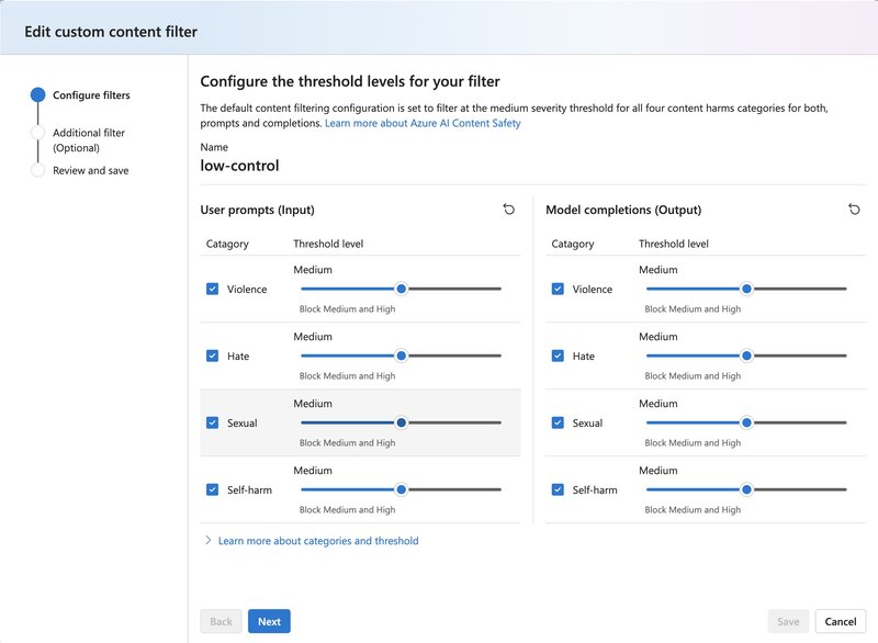 Content Filters